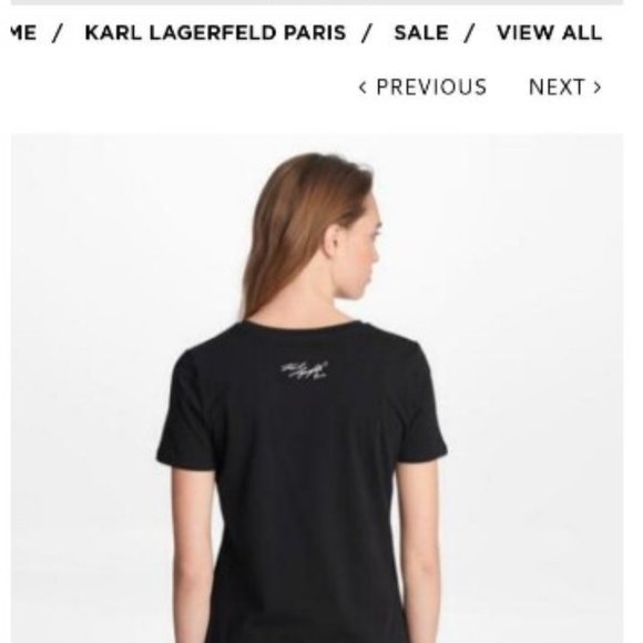 karl lagerfeld TEE t shirt NWT - Picture 3 of 4